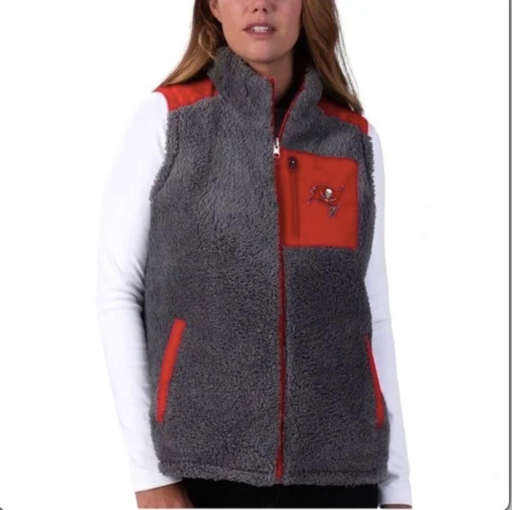 Tampa Bay Buccaneers Reversible Fleece Vest 4XL